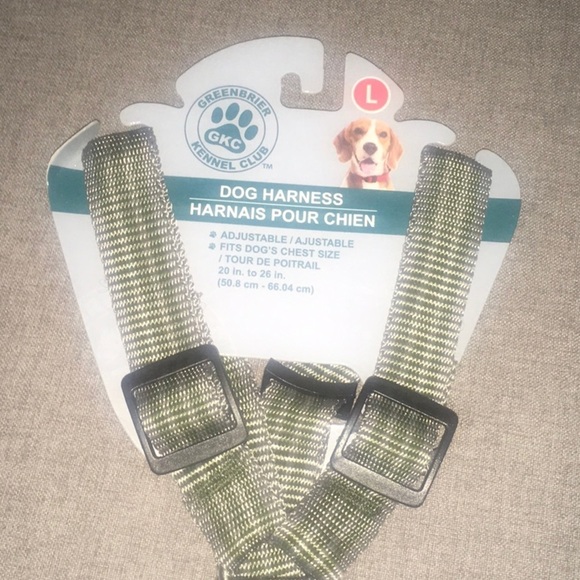 Dog Harness size Large adjustable fits dog’s chest size 20” to 26” says … - Picture 2 of 6